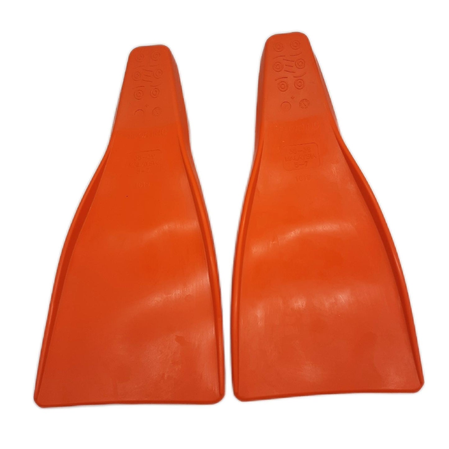 Flipper Schwimmflossen Schwimmausrüstung SwimSafe 1170 Orange für Jugendliche Erwachsene