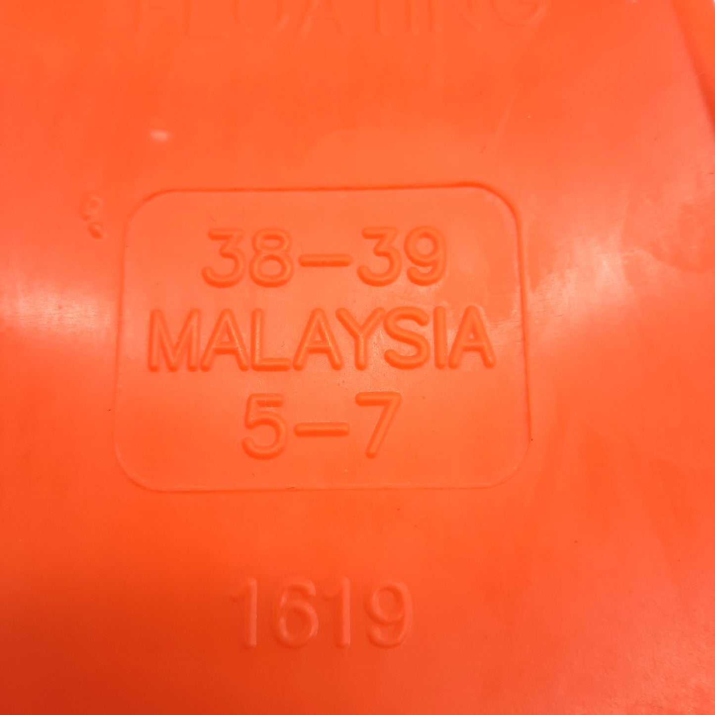 Flipper Schwimmflossen Schwimmausrüstung SwimSafe 1170 Orange für Jugendliche Erwachsene