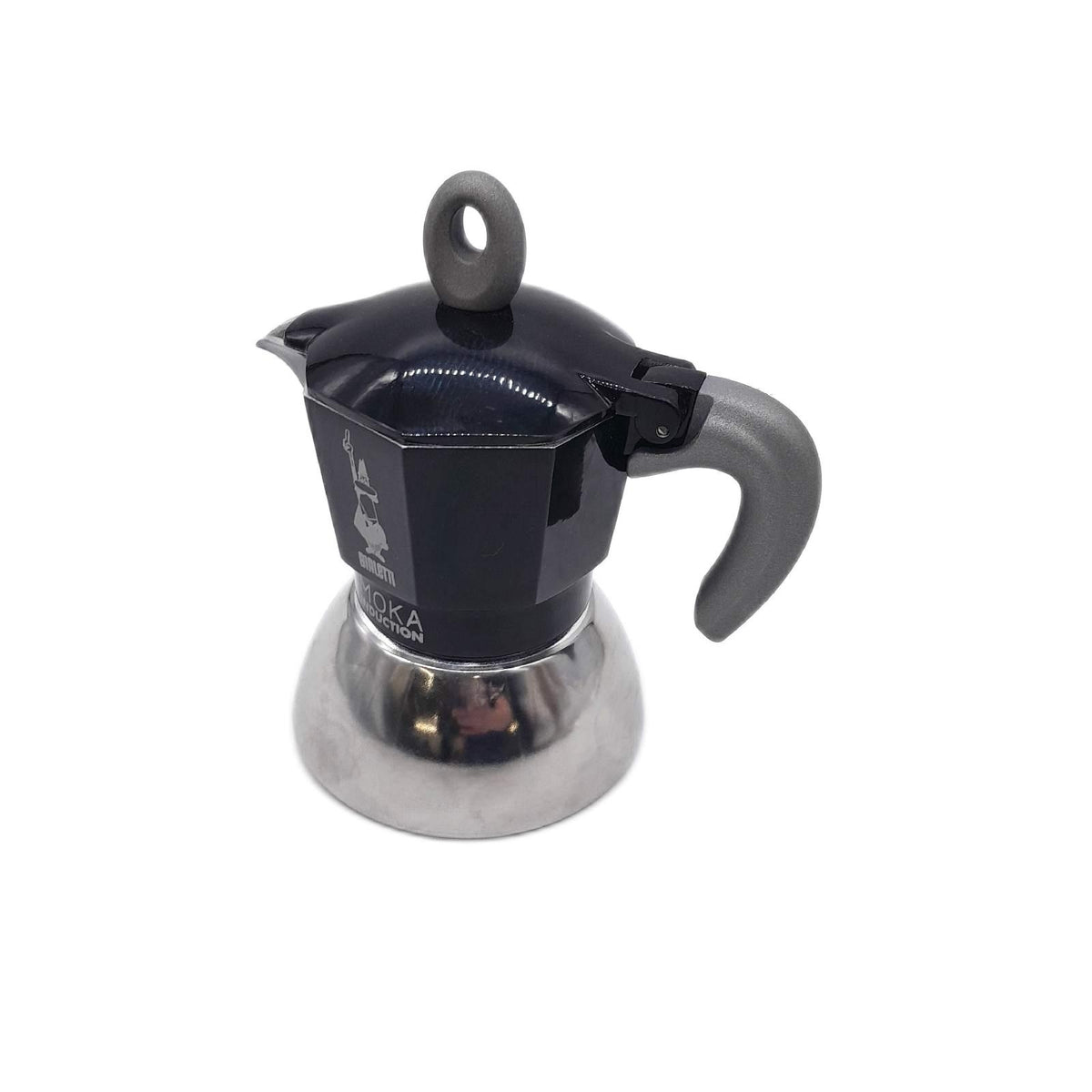 Bialetti Kaffeemaschine Induktion 2 Tassen 100 ml Für alle Herdarten Mokka Kaffee