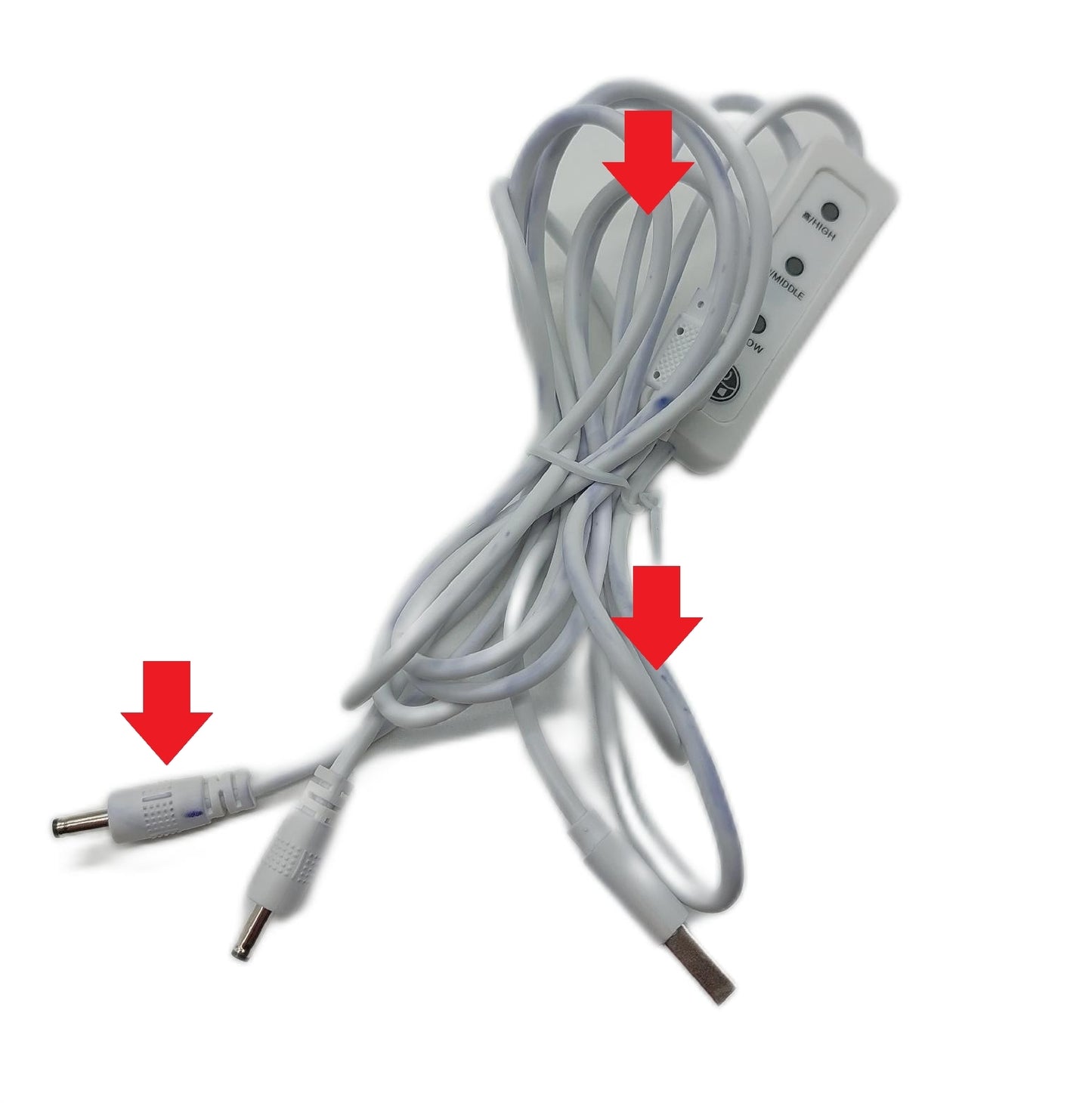 Ertisa USB beheizte Handschuhe Herren Damen doppelseitig Kabel Farbs Spuren