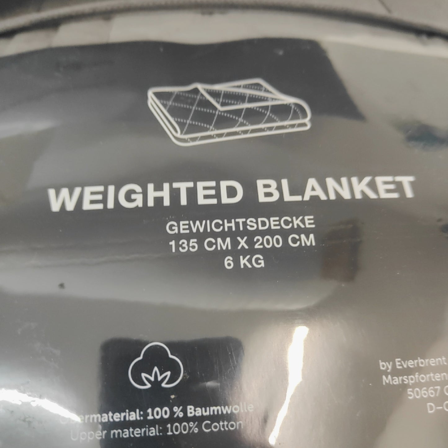Blumtal Gewichtsdecke Heimtextilien 135x200 cm Entspannung Erholung Komfort