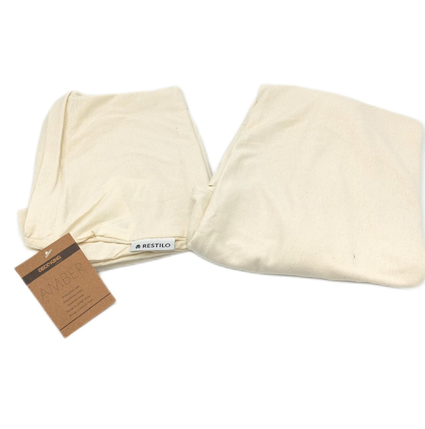 DecoKing Kissenbezüge Heimtextilien 50x60 cm Jersey Baumwolle Komfort Set