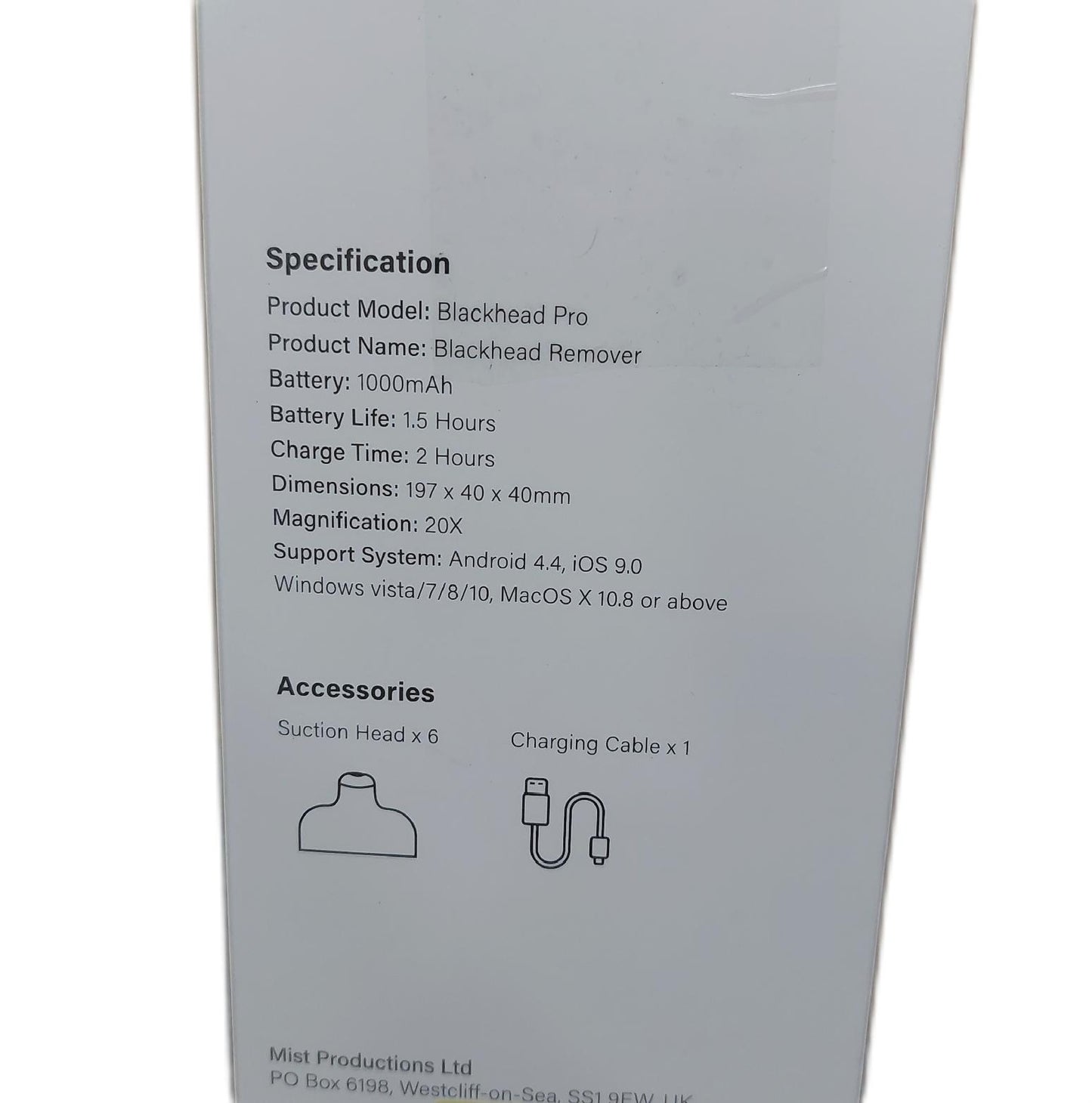 Smartbud Blackhead Pro Mitesser Entferner Porenpflege Gerät 1080p HD Kamera Reinigung