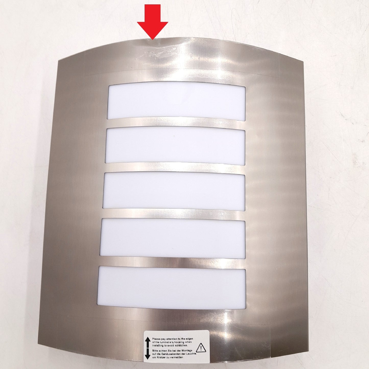 HiBay Aussenlampe Wandleuchte Aussen IP44 Eckig 2er Set Energie