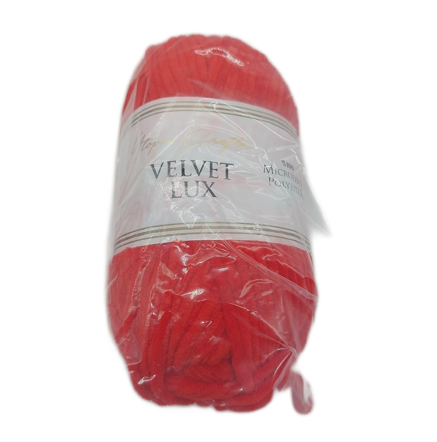 Utopia Crafts Velvet Lux Superweiches Chenillegarn zum Stricken und