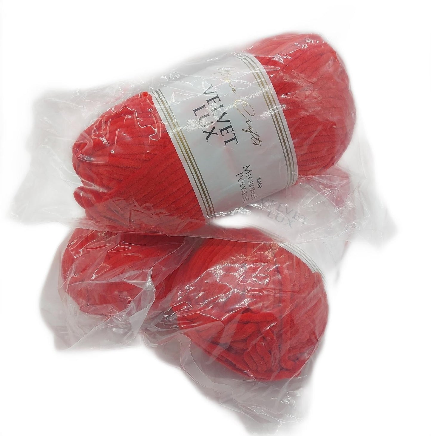 Utopia Crafts Velvet Lux Superweiches Chenillegarn zum Stricken und