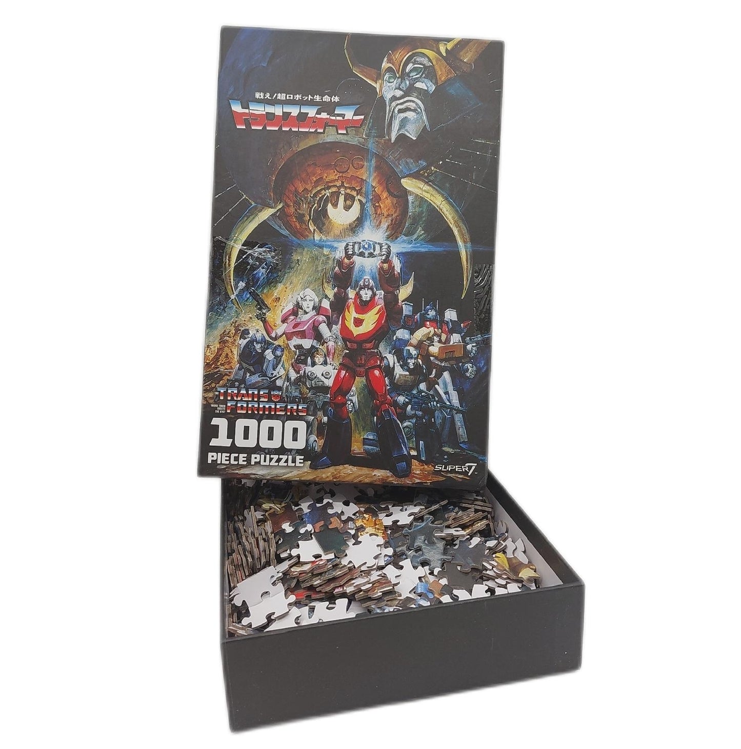 Super7 Puzzle Puzzle Spiel Transformers Japanischer Film 86 Action Abenteuer 1000 Teile