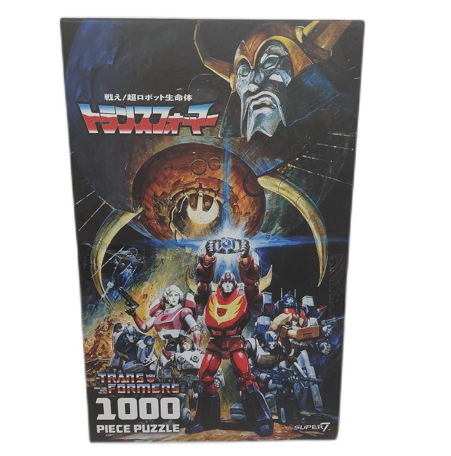 Super7 Puzzle Puzzle Spiel Transformers Japanischer Film 86 Action Abenteuer 1000 Teile
