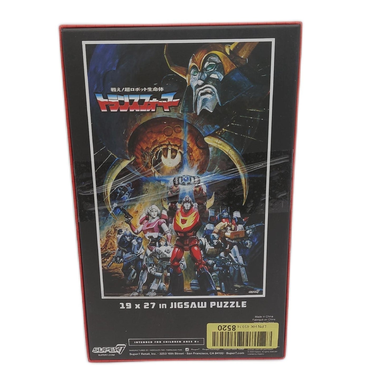 Super7 Puzzle Puzzle Spiel Transformers Japanischer Film 86 Action Abenteuer 1000 Teile