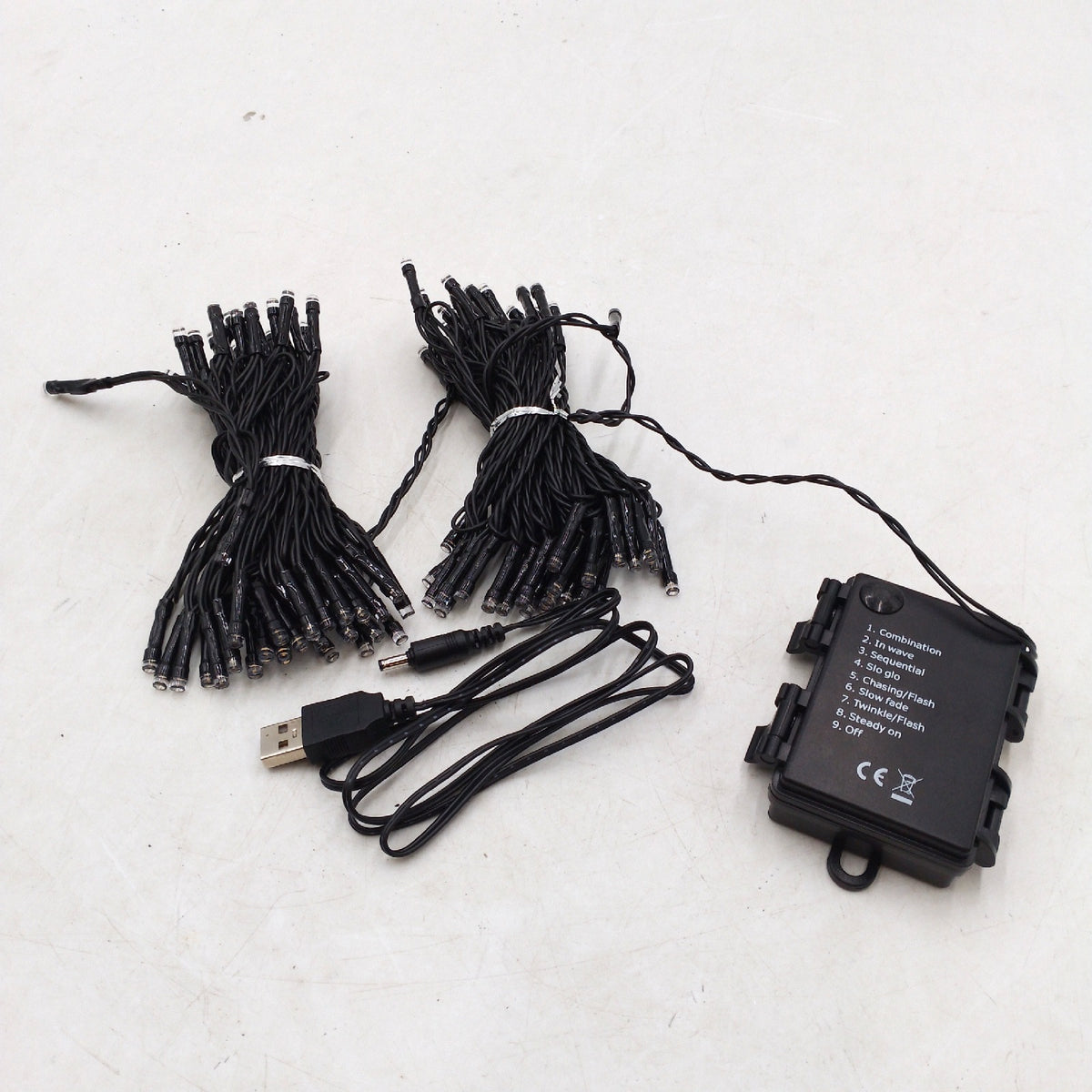 Lichterkette Außenbeleuchtung 10 Meter 100 LED mit USB Timer für Dekoration und Garten