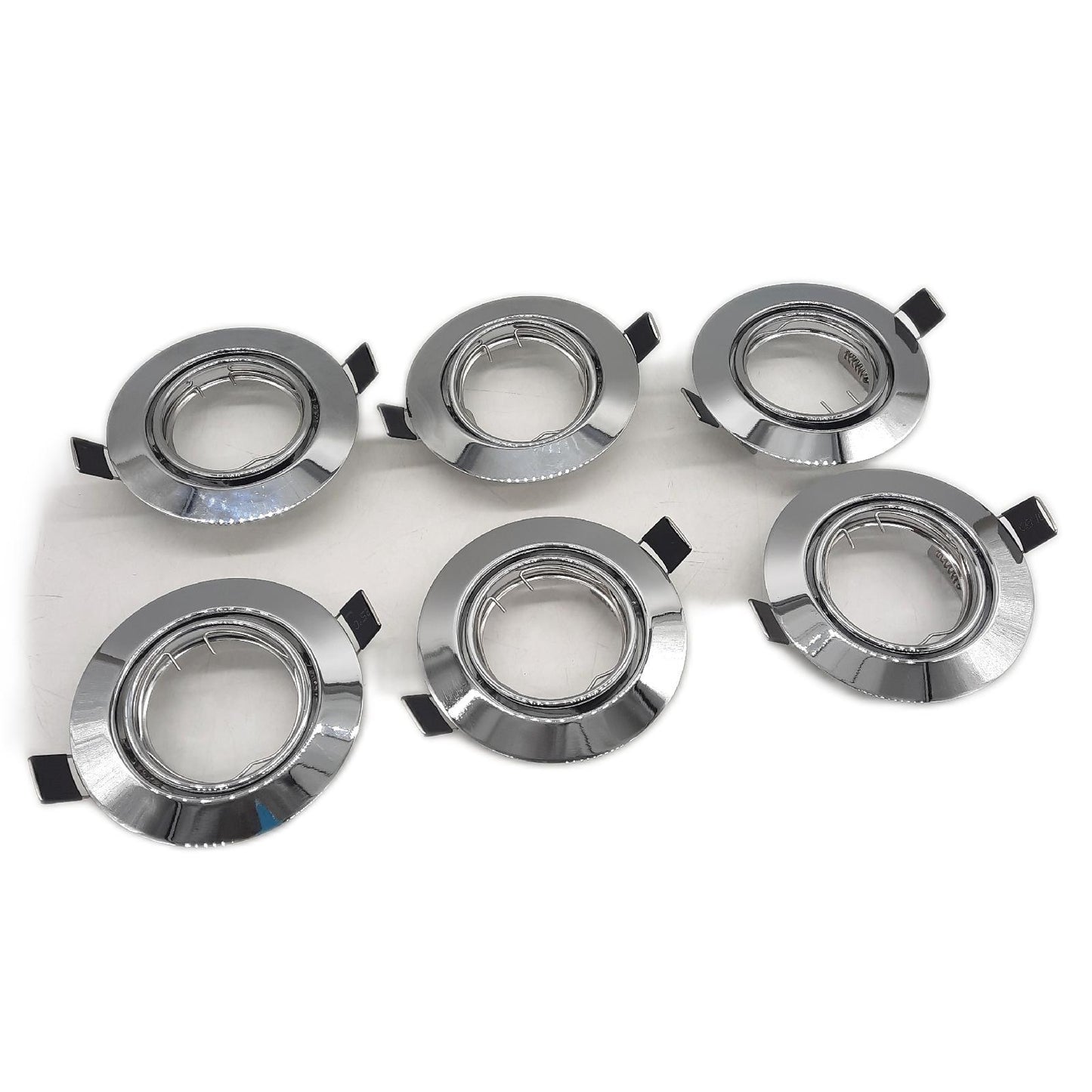 Wondlumi Einbaustrahler Beleuchtung LED Spots 230V Chrom Set Energies