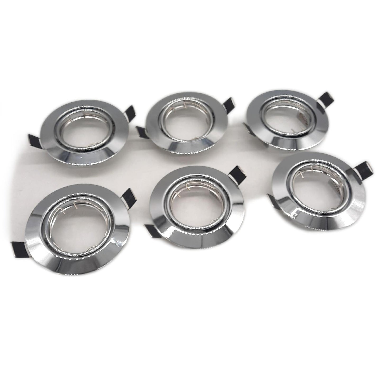 Wondlumi Einbaustrahler Beleuchtung LED Spots 230V Chrom Set Energies