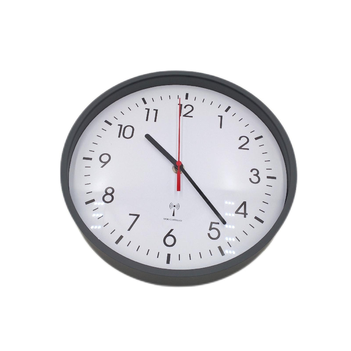 TFA Analoge Funk Wanduhr Modell 60.3550.10 hohe Genauigkeit stilvolles Design analog