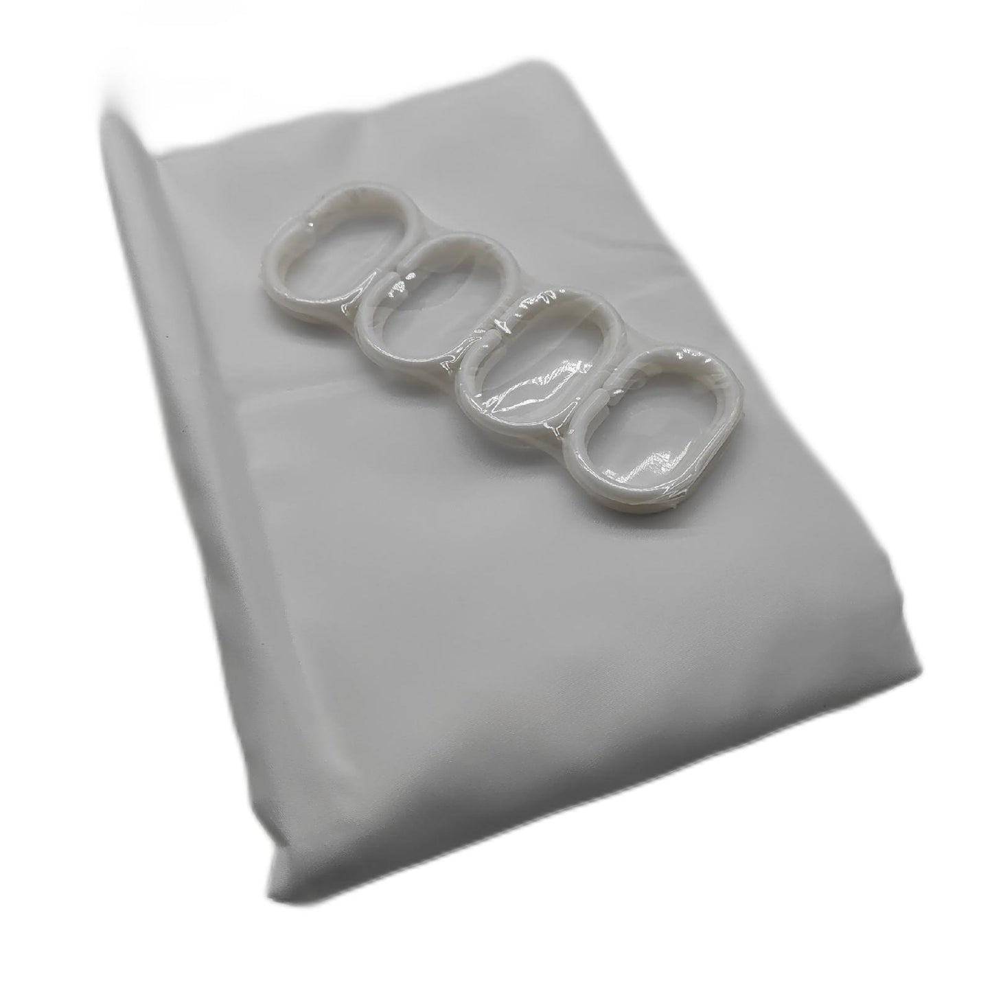 YISURE Duschvorhang 180x240 Weiß Antischimmel für Badezimmer Extra Groß