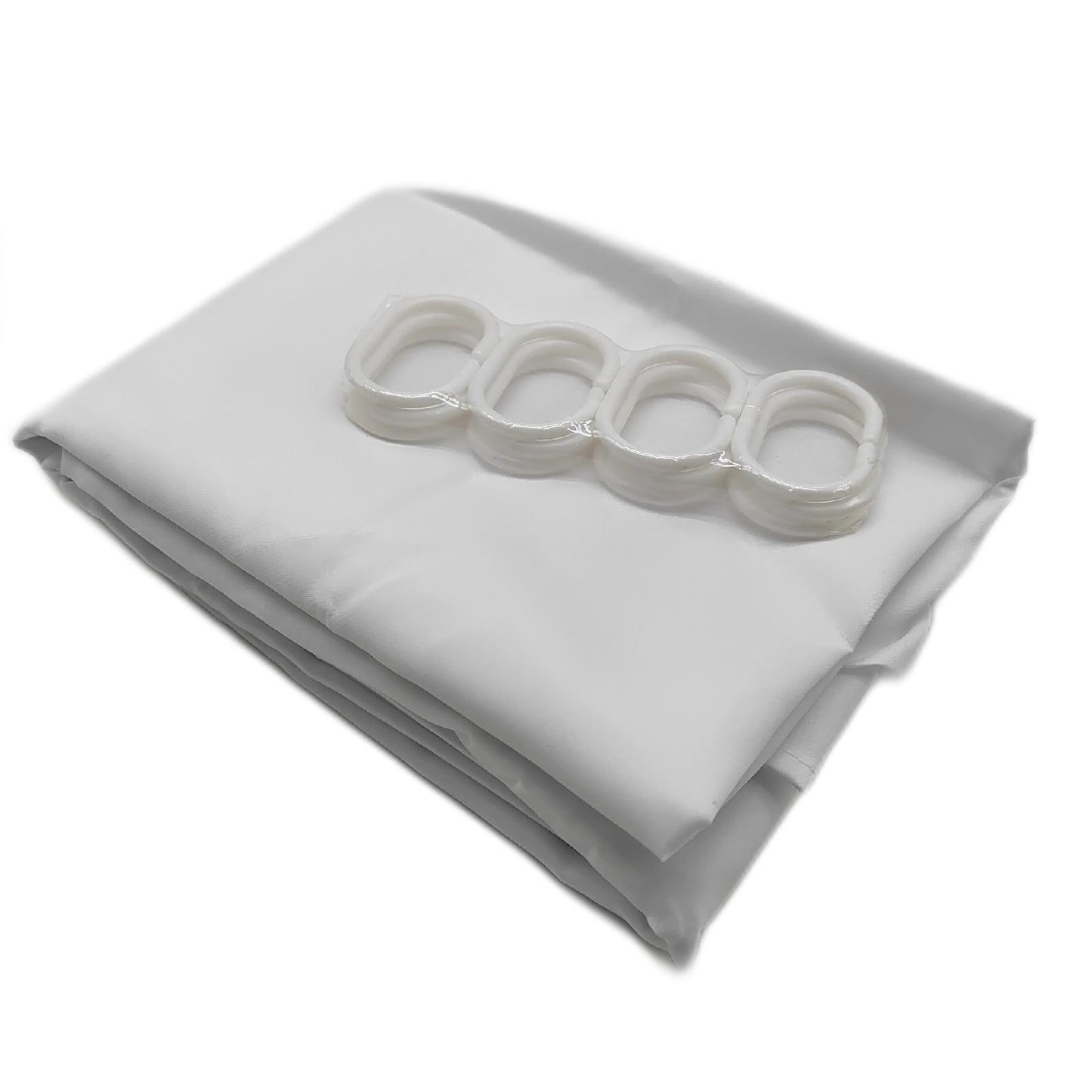 YISURE Duschvorhang 180x240 Weiß Antischimmel für Badezimmer Extra Groß