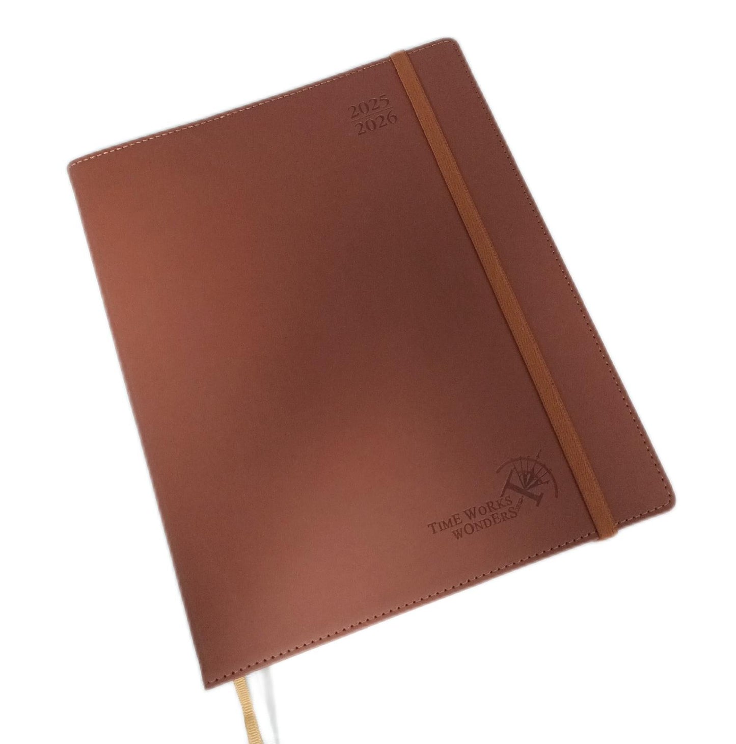 Poprun Kalender Wochenplaner Büro 2025 2026 Softcover PU Leder Terminplanung Organizer