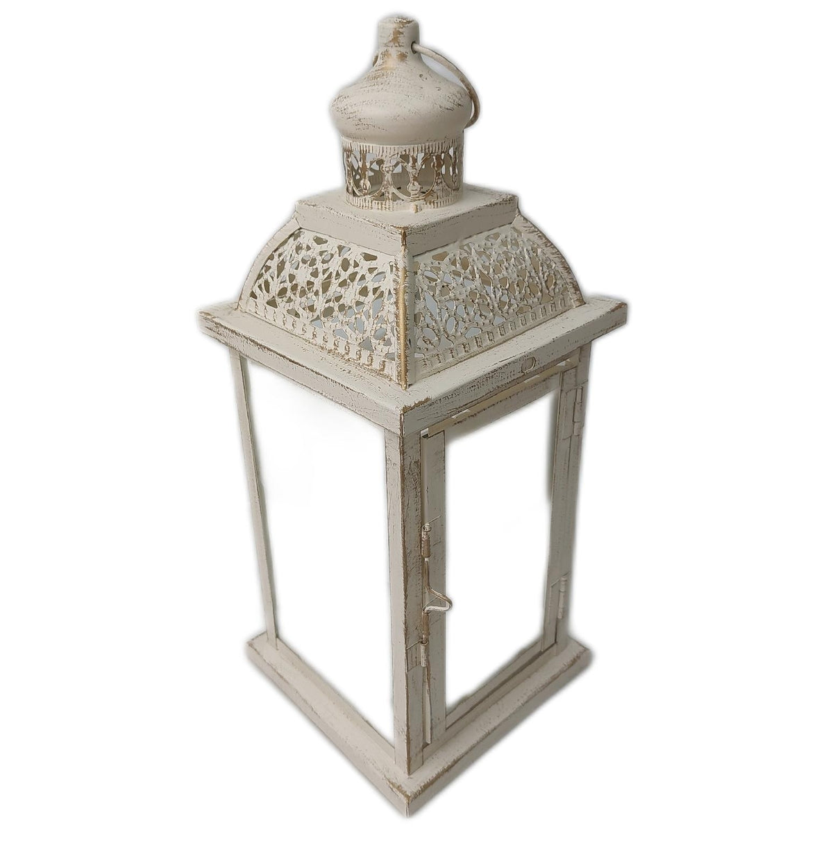 DECORKEY Laterne Beleuchtung Dekorative große Kerzenlaterne 36 cm Ambiente Stimmung