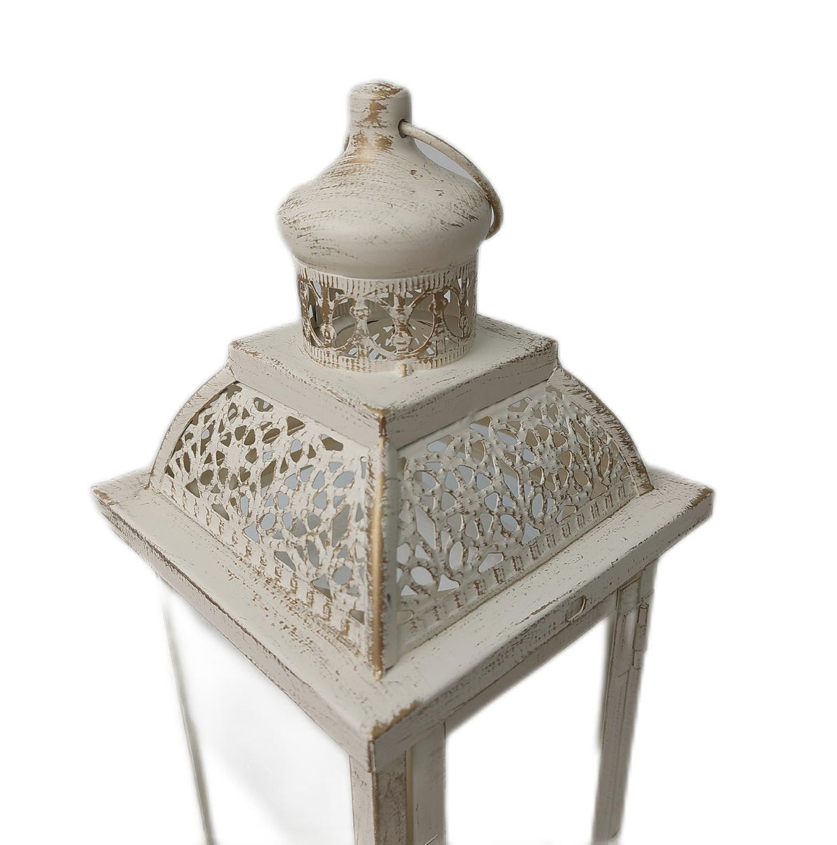 DECORKEY Laterne Beleuchtung Dekorative große Kerzenlaterne 36 cm Ambiente Stimmung
