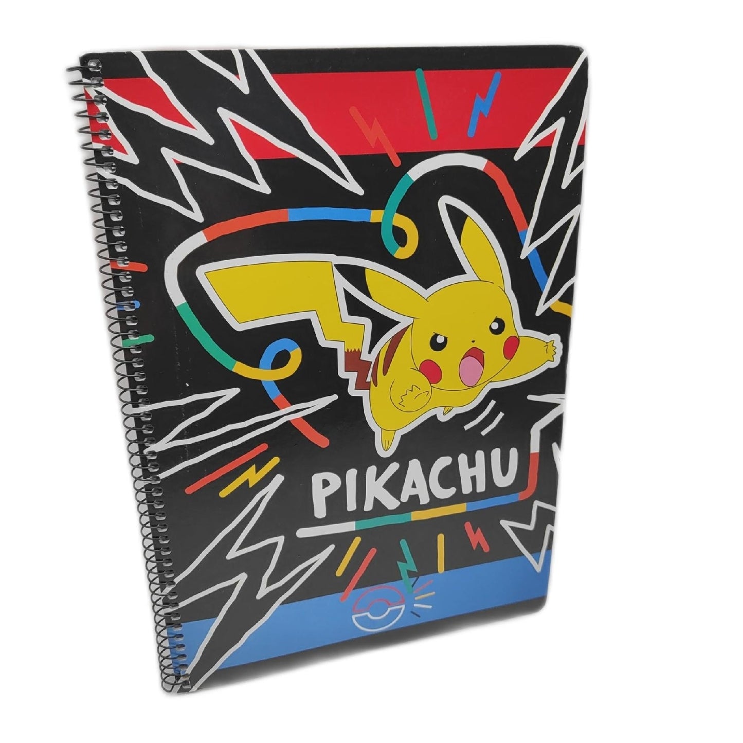 Pokémon Notizbuch Bürobedarf Colorful Cuaderno Folio 80 linierte Seiten Organisation
