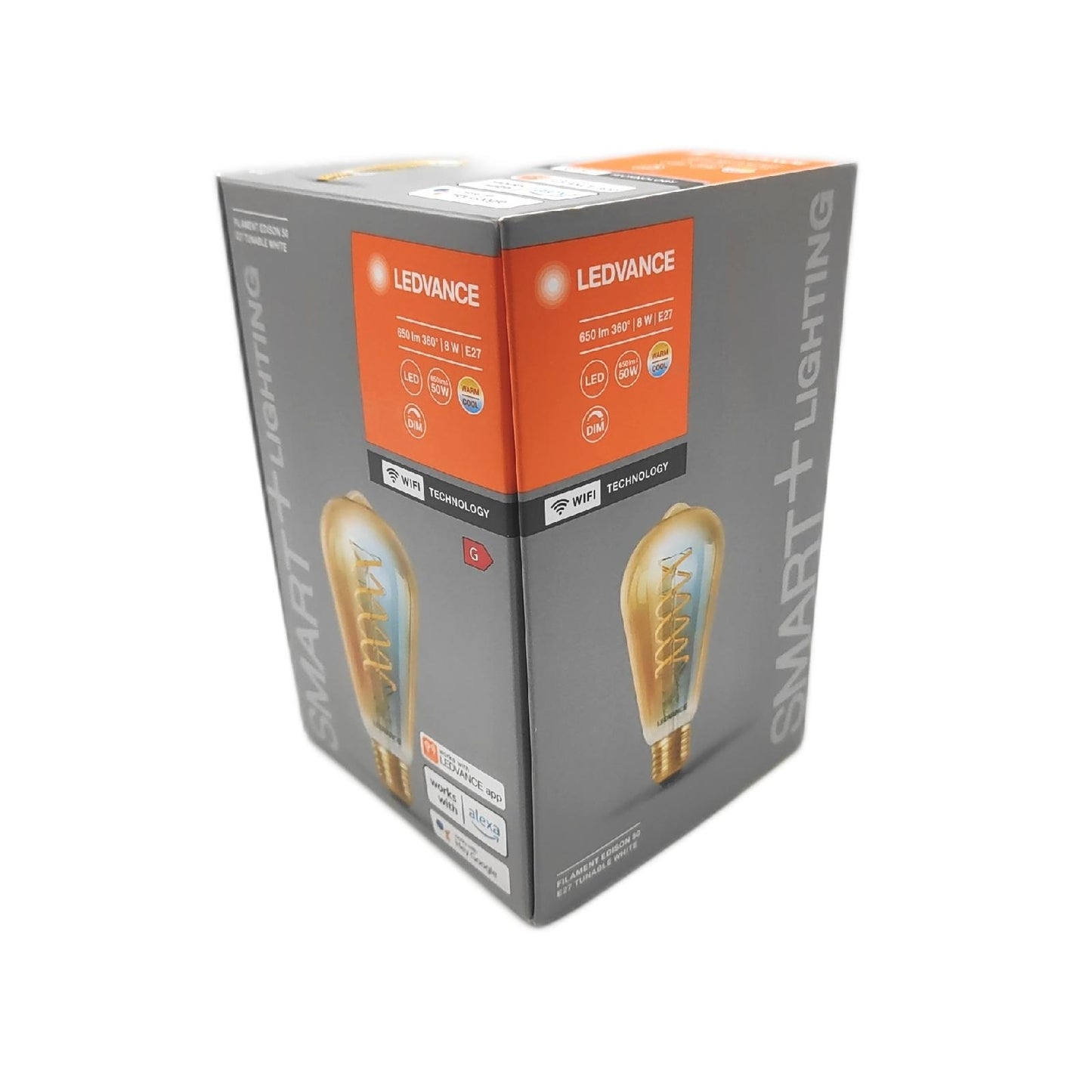 LEDVANCE SMART+ WIFI LED Lampe Gold Tönung 8W 650lm Form 64mm Classic