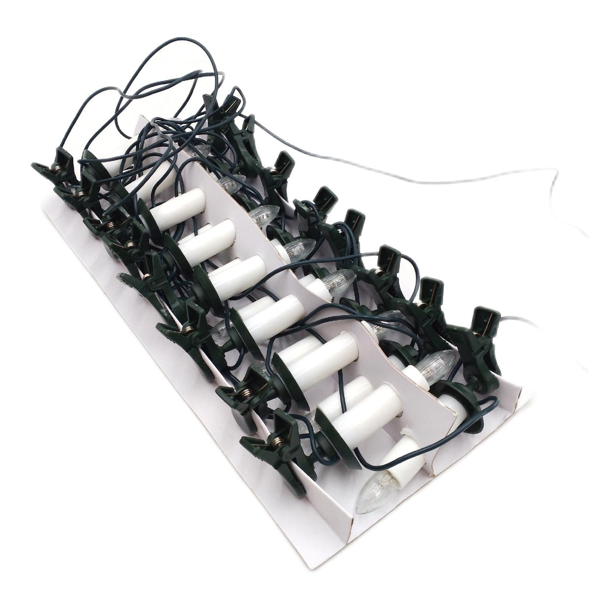 Konstsmide LED Baumkette  Topbirnen  teilbarer Stecker  16 warm weiße Dioden  230V  Innen  grünes Kabel - 2010-020