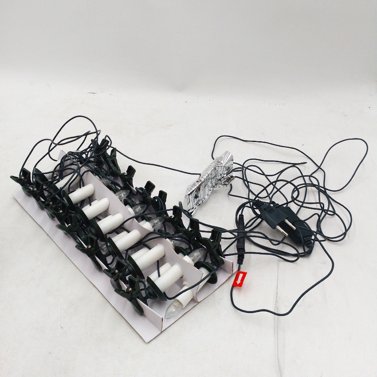 Konstsmide LED Baumkette  Topbirnen  teilbarer Stecker  16 warm weiße Dioden  230V  Innen  grünes Kabel - 2010-020