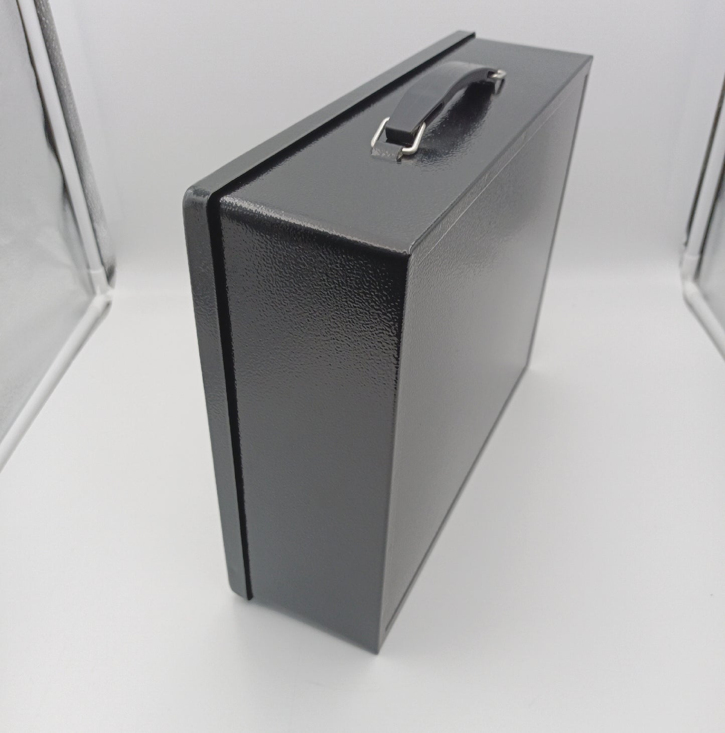 Uniclife Dokumentenbox Sicherheit Aufbewahrung 32 5 x 27 x 10 cm feuersicher Schlüsselschloss Griff