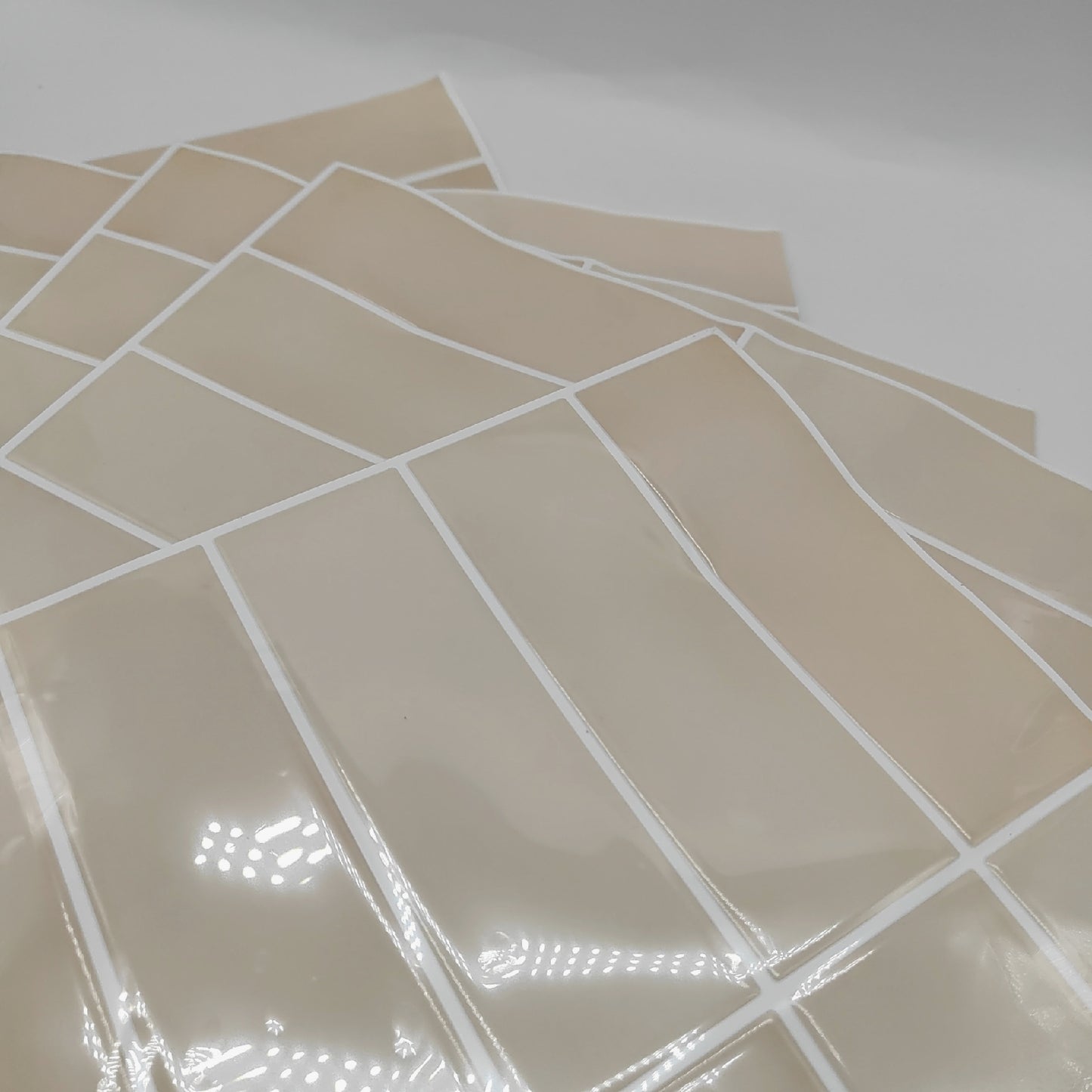 Yoillione 3D Fliesenaufkleber Bad Küche Upgrade Dickere selbstklebend wasserfest langlebig