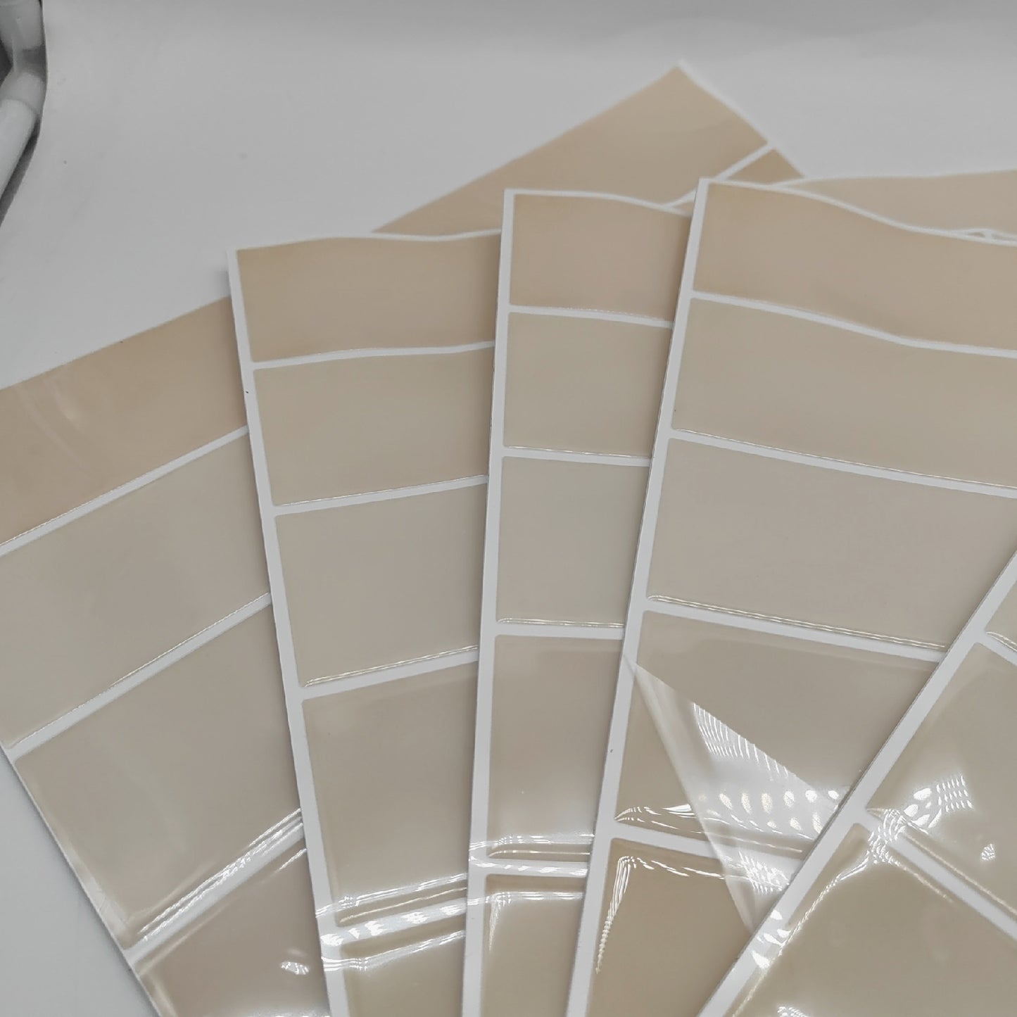 Yoillione 3D Fliesenaufkleber Bad Küche Upgrade Dickere selbstklebend wasserfest langlebig