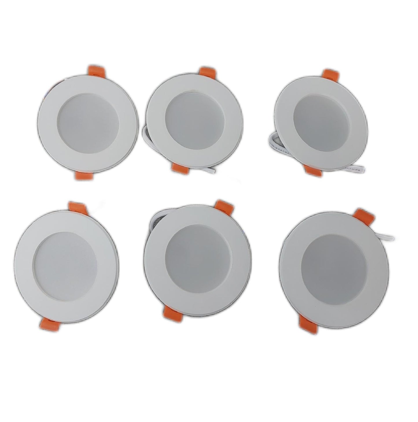 LED Einbaustrahler Deckenlicht Beleuchtung 230V 6W Flach LED Spot IP44 Wassergeschützt