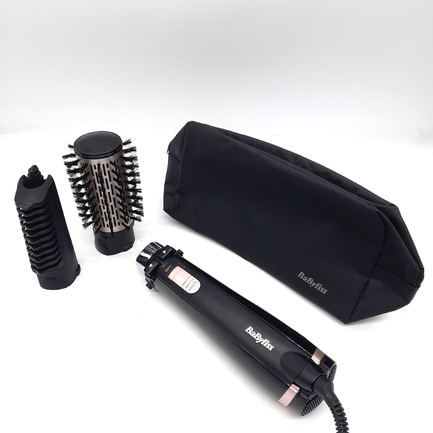 Babyliss AS200E Rotierende ionische Haarbürste mit 2 Köpfen zum  - Unvollständig