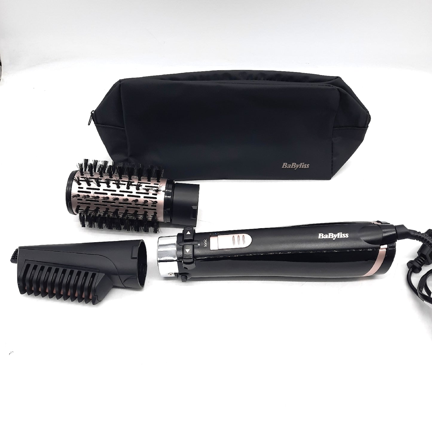 Babyliss AS200E Rotierende ionische Haarbürste mit 2 Köpfen zum  - Unvollständig
