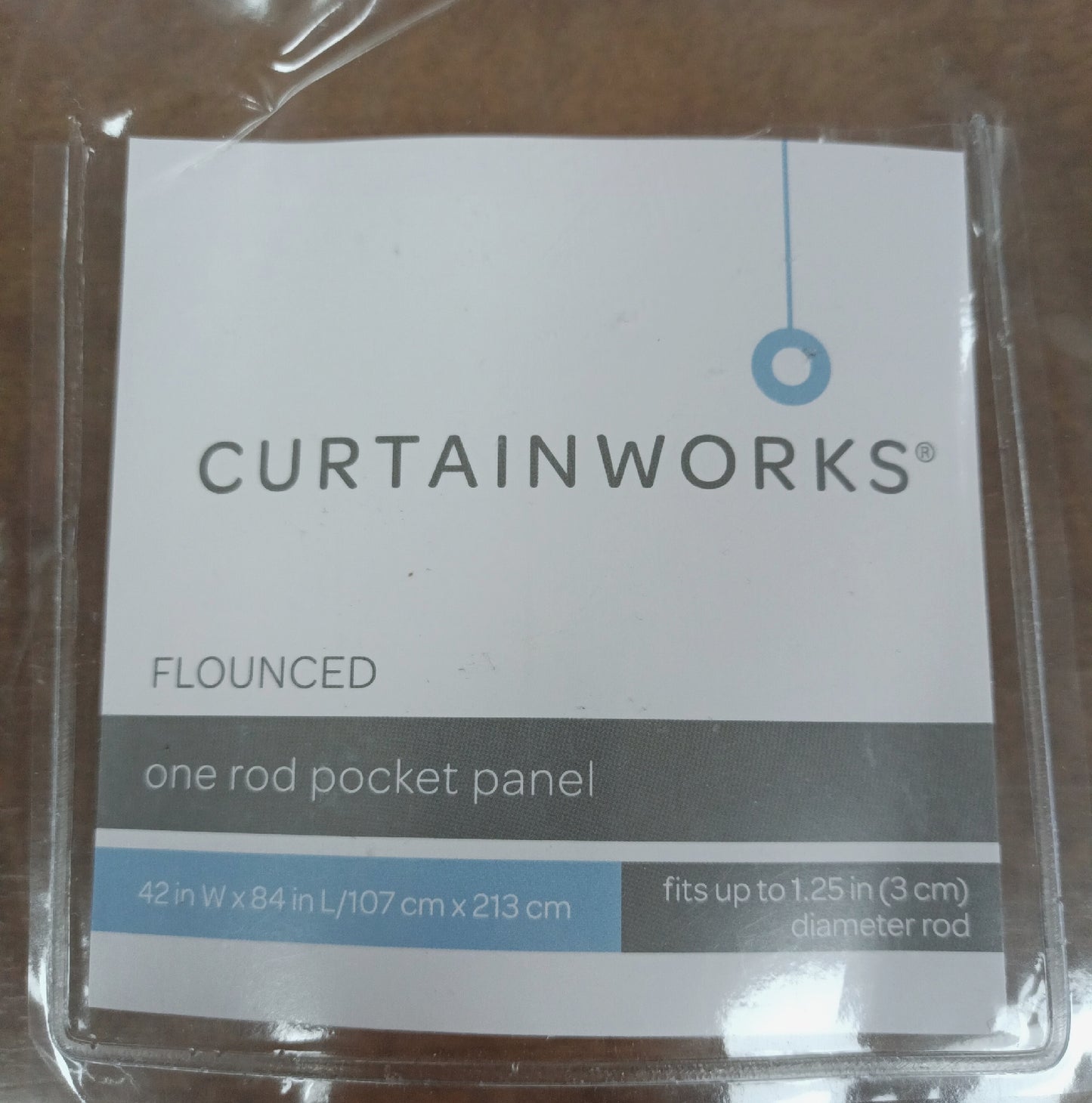 Curtainworks Vorhang Gardinen Weiß Flounced Volant 107 x 213 Zentimeter elegant