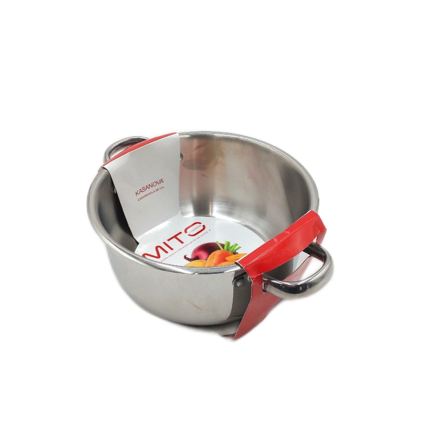 Kasanova Topf Kochgeschirr Küchenausstattung Mito Kochen Küche Edelstahl 20 cm