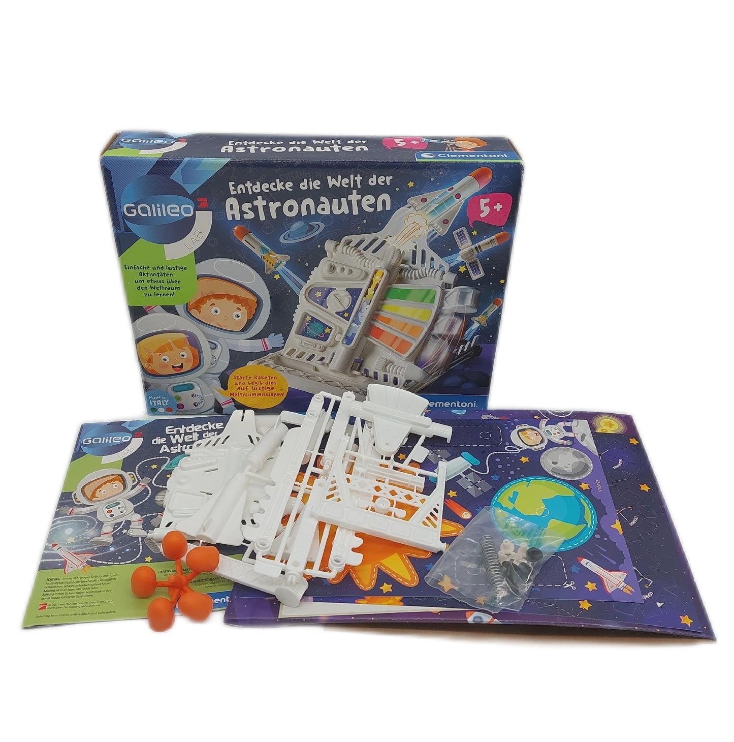 Clementoni Experimentierkasten Kinderweltall Galileo Lab Entdecke die Welt der Astronauten