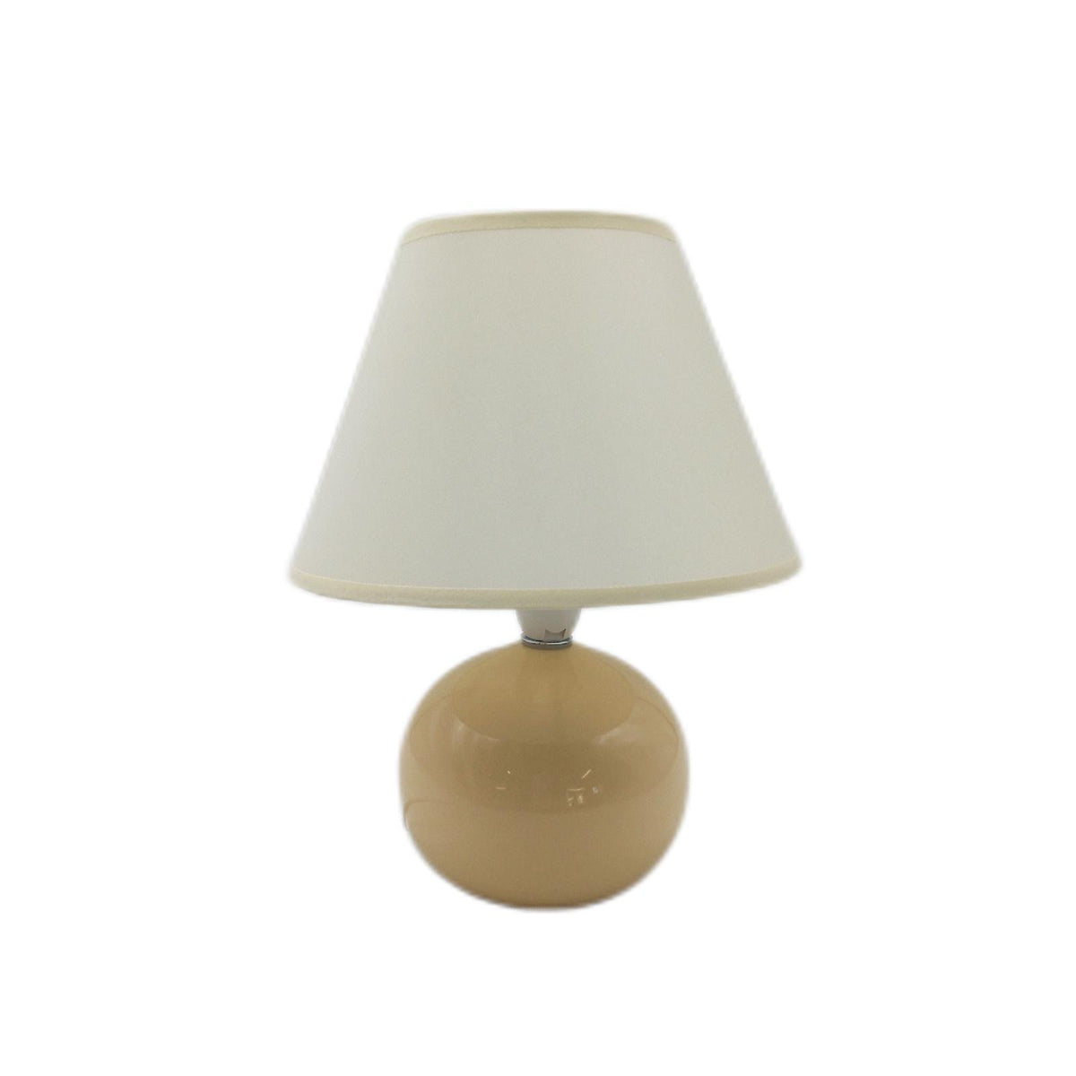 Brilliant Tischleuchte Beleuchtung Primo stilvolle Lampe Stoffschirm klein modern elegant