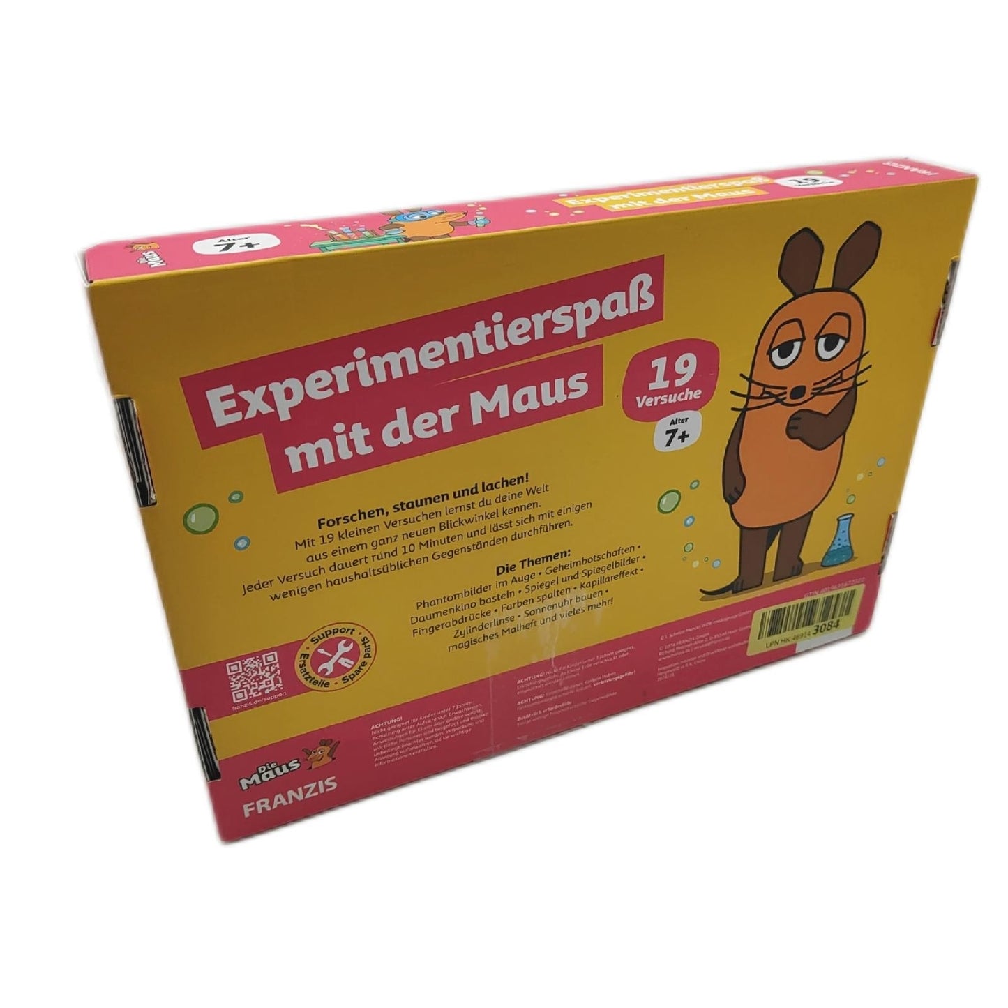Franzis Experimentierkasten Spielzeug Wissenschaft 67232 Forscherset mit 19 spannenden