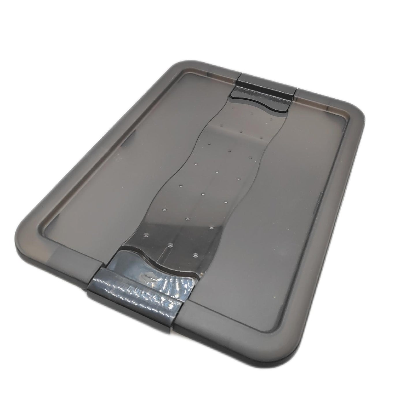 keeep Aufbewahrungsbox Aufbewahrung 7 Liter Crystal Grey stapelbar praktisch transparent