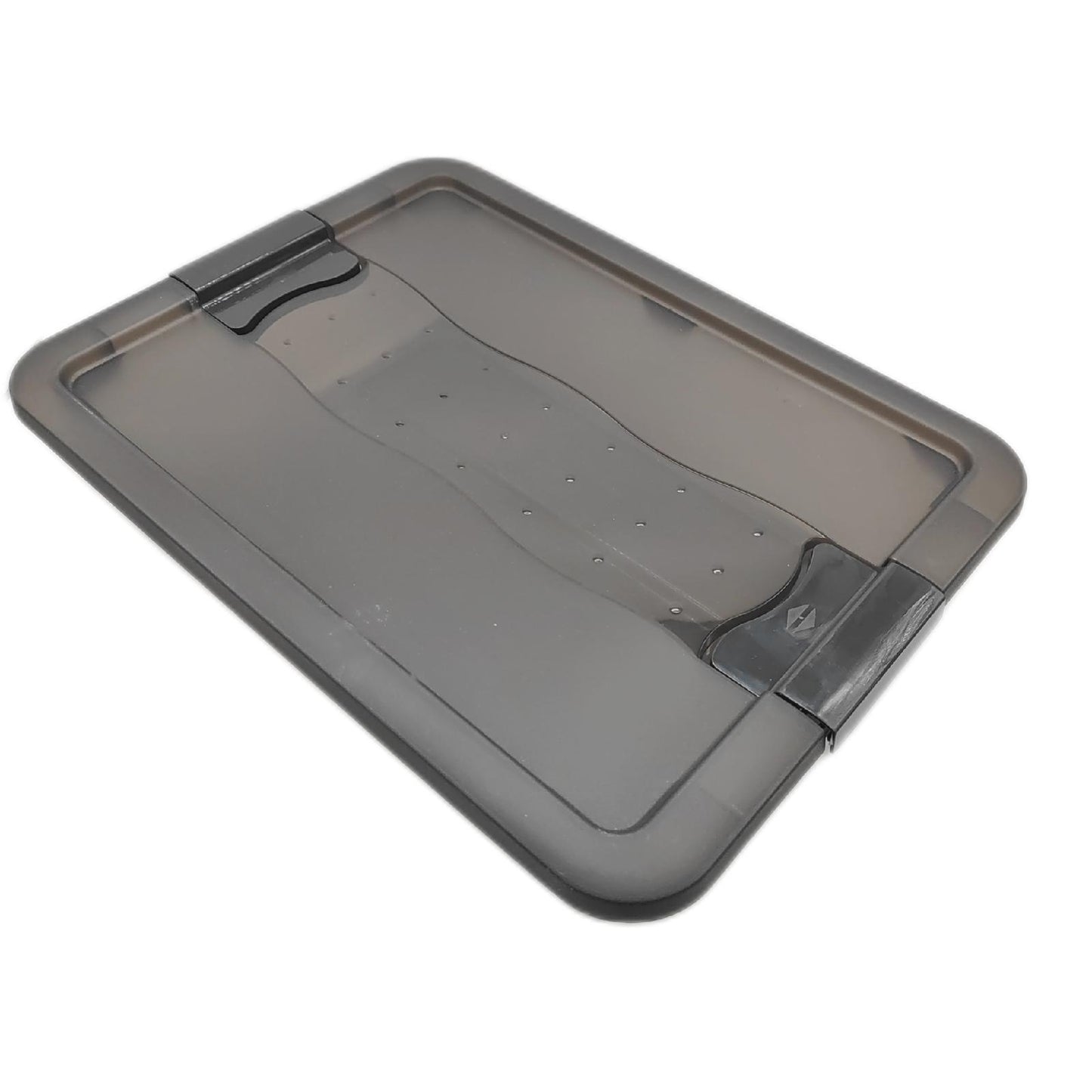 keeep Aufbewahrungsbox Aufbewahrung 7 Liter Crystal Grey stapelbar praktisch transparent