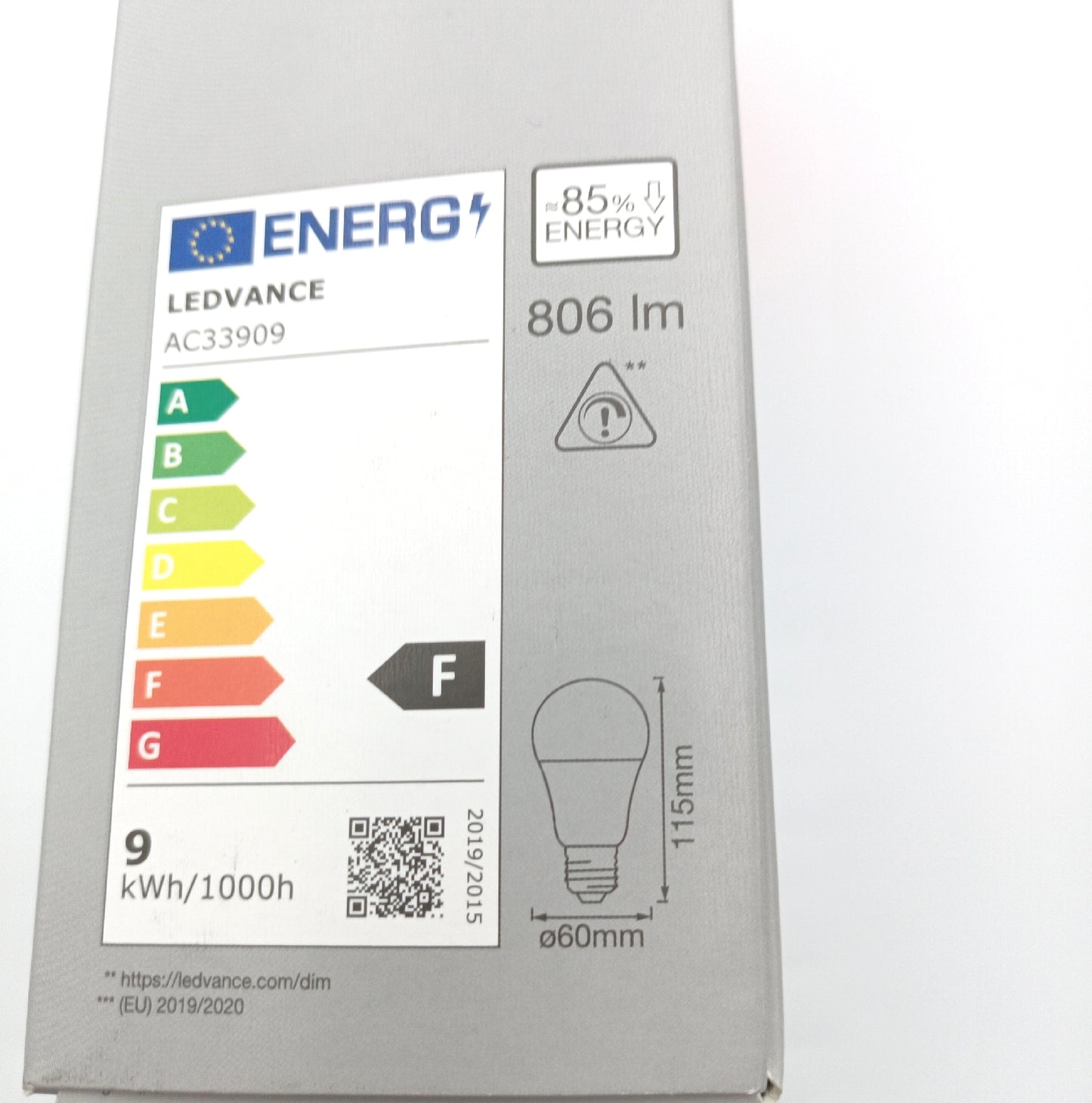 LEDVANCE LED Lampe Beleuchtung Smarte LED Lampe WiFi Technologie Sockel E27 Dimmbar Lichtfarbe Energieeffizient