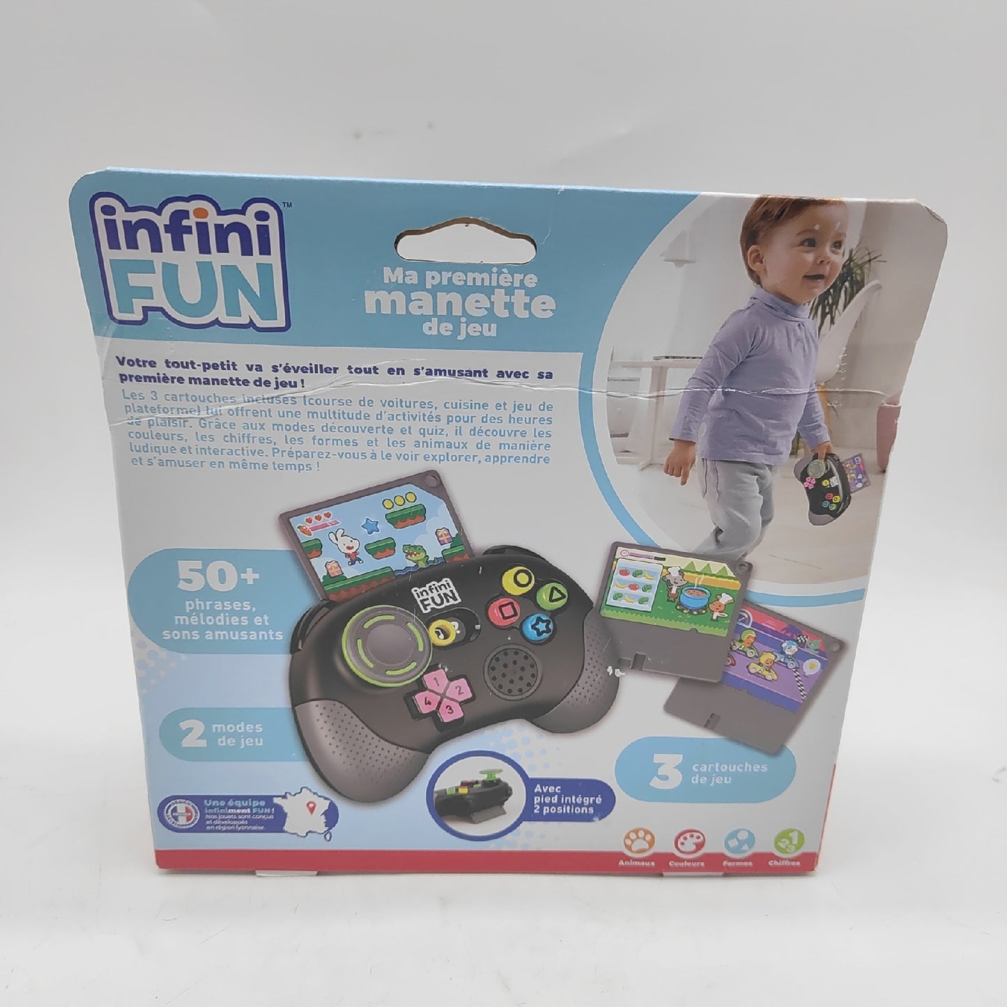 Infini Fun Joystick Spielzeug Videospiele Mein erster Joystick Anregungspaß für Kinder