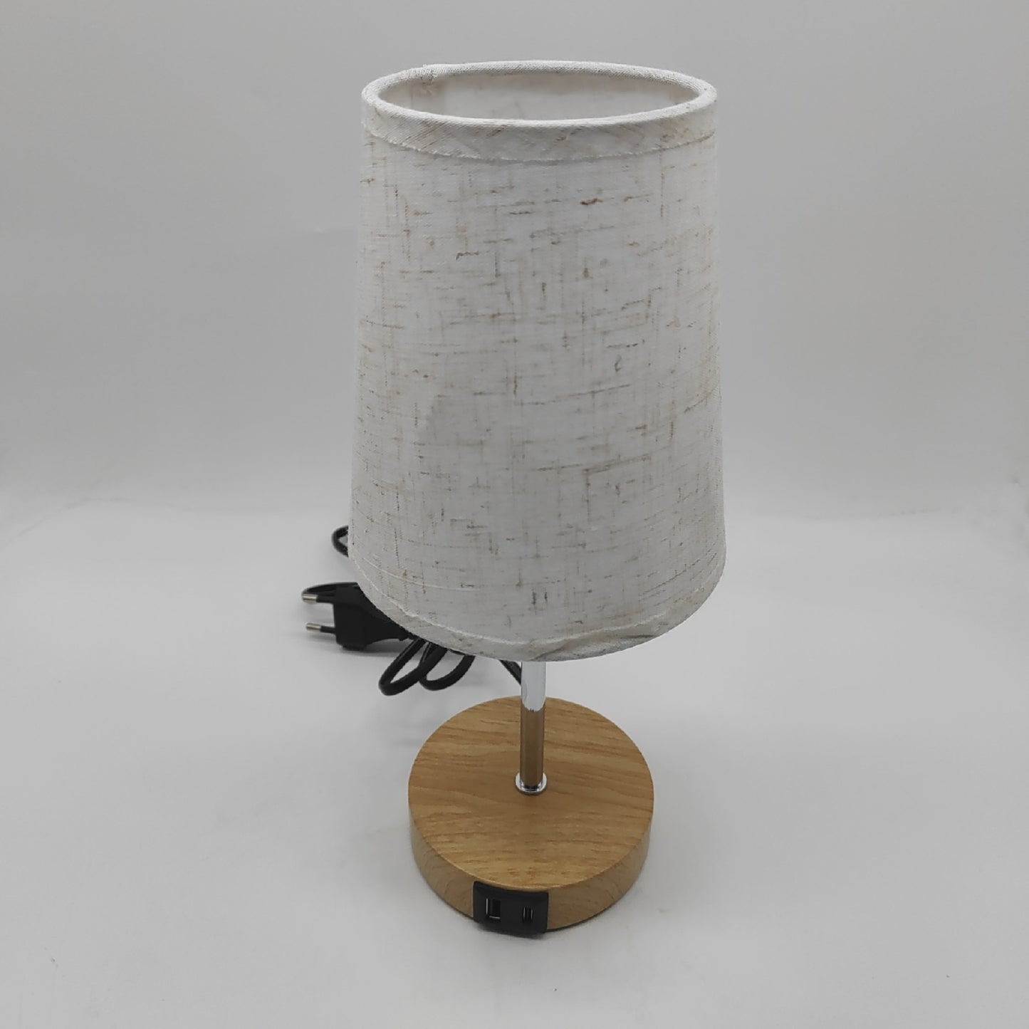 Suright Nachttischlampe Beleuchtung USB Ladeanschlüsse Touch Dimmbar Schlafzimmerlampe
