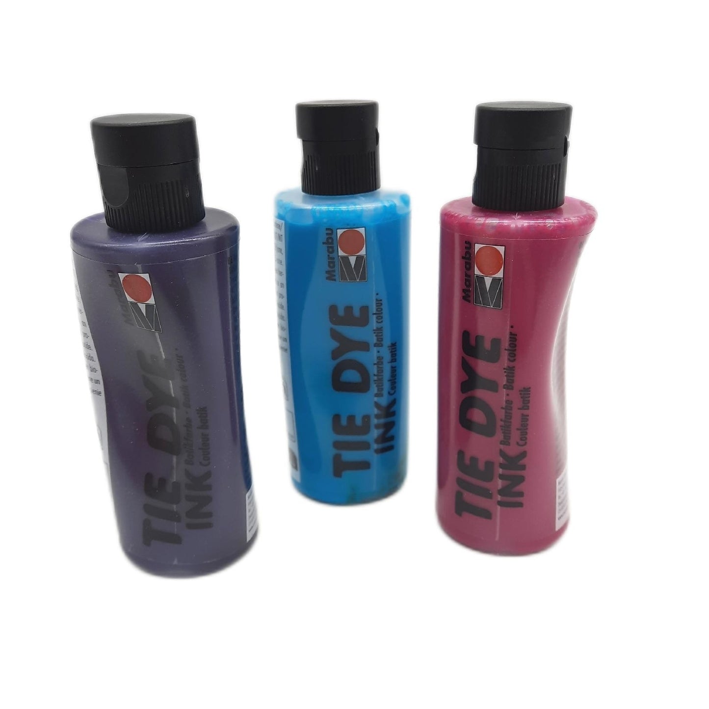 Marabu Batikfarben Bastelset Farbset TIE DYE INK Trend Farben auf Wasserbasis für Textilien