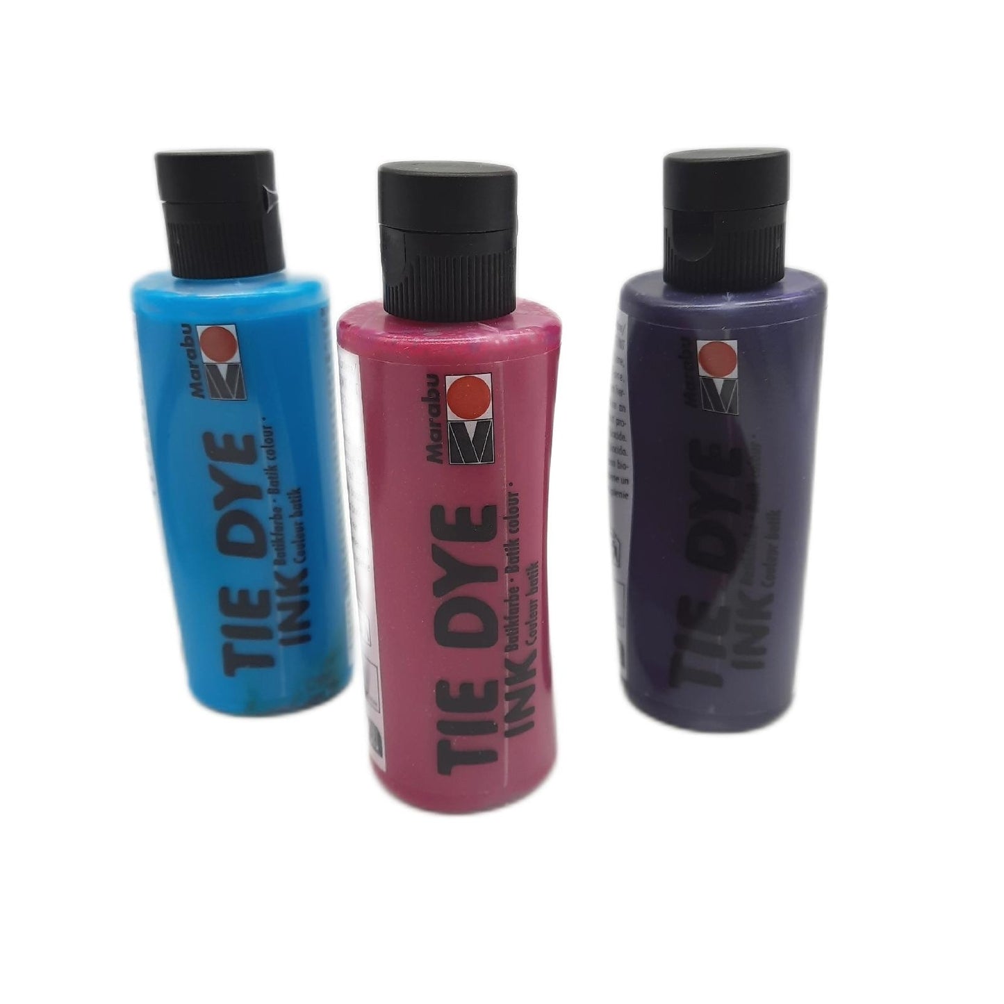 Marabu Batikfarben Bastelset Farbset TIE DYE INK Trend Farben auf Wasserbasis für Textilien