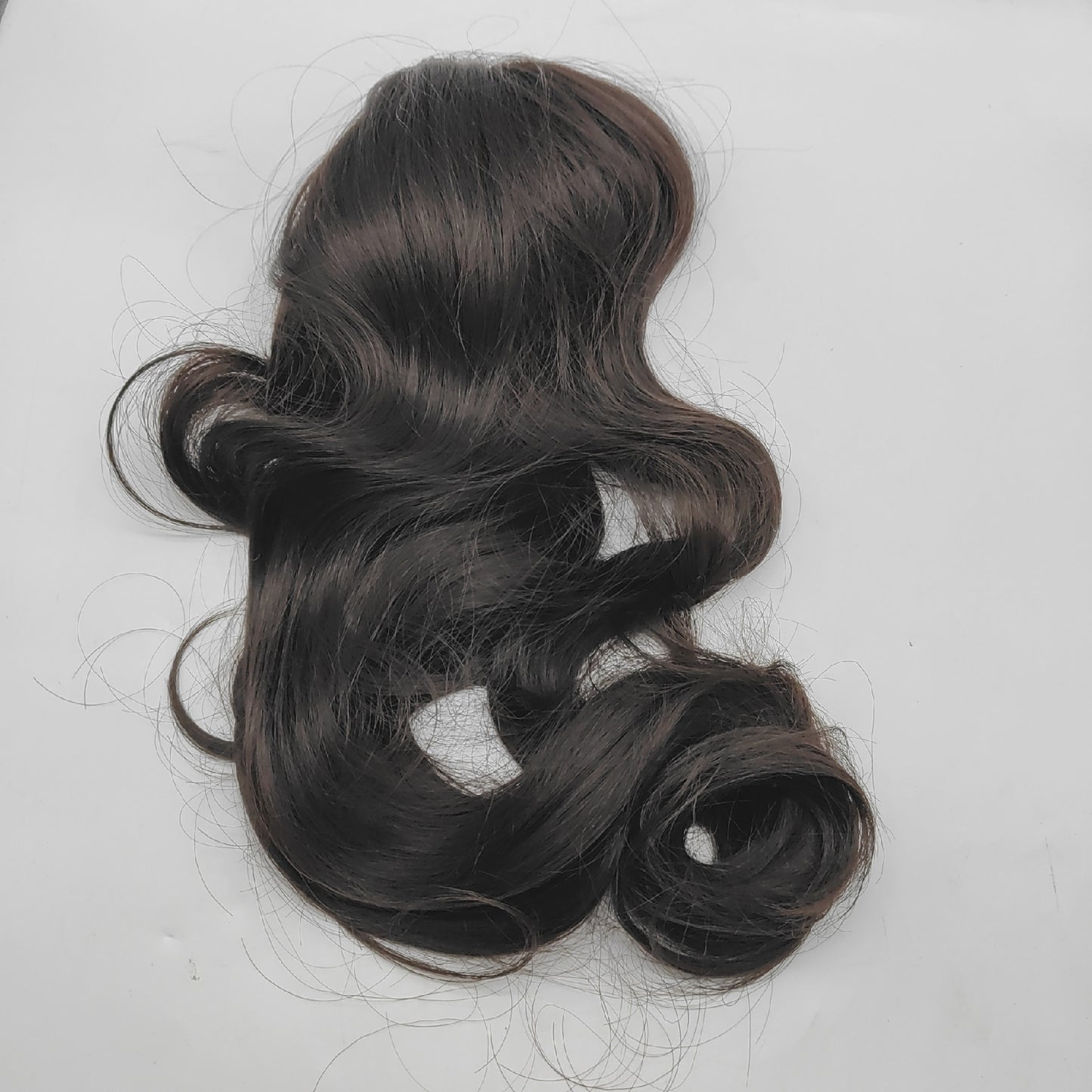 FLUFYMOOZ Ponytail Extension Haarverlängerung 66cm Lange Gewellte Pferdeschwanzverlängerung Qualität