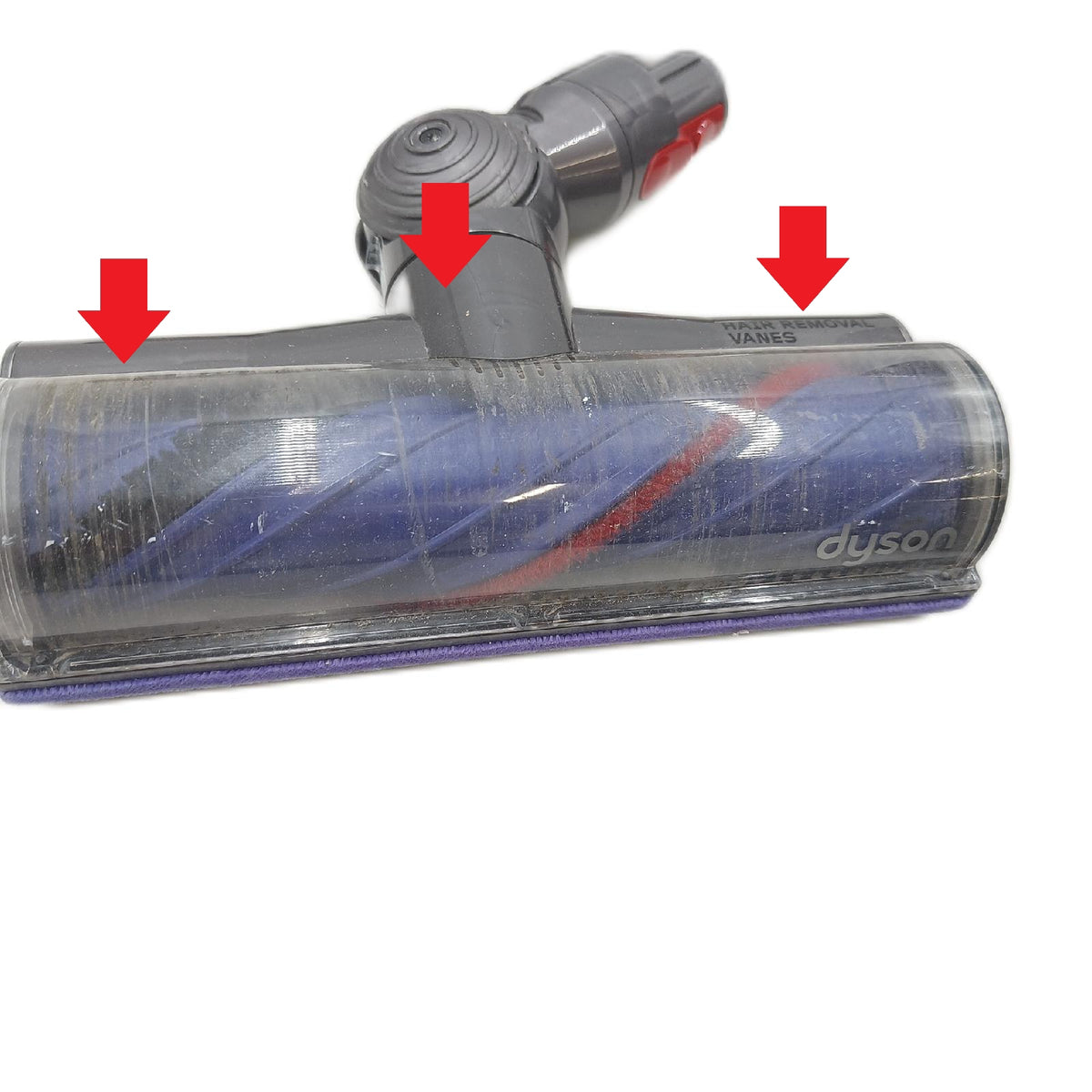 Dyson Advanced kabelloser Staubsauger SilberNickel Stick Gebrauchsspuren Bodenbürste