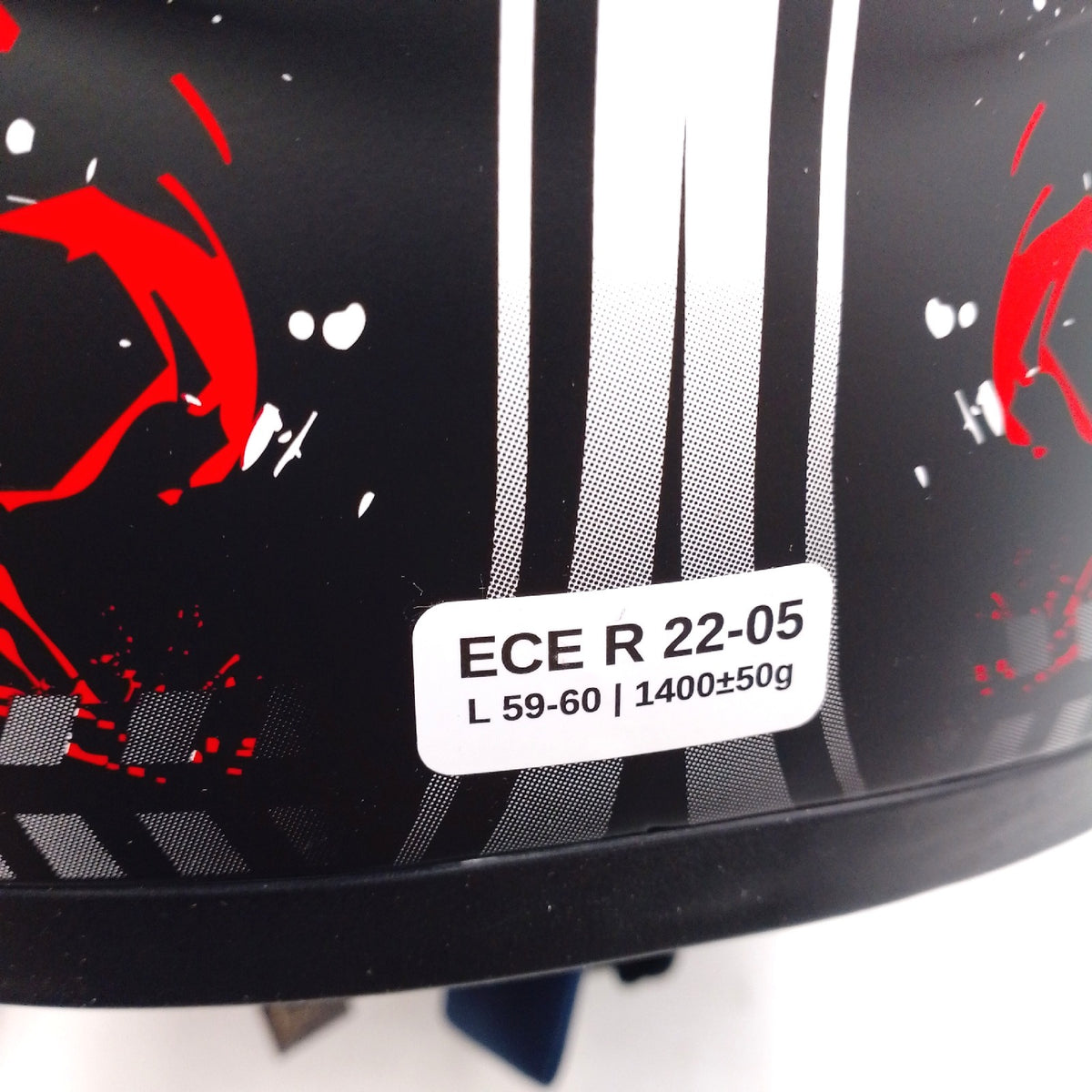 protectWEAR Motorradhelm FS 801 99R schwarzrot Gr.L Motorrad Motorrad