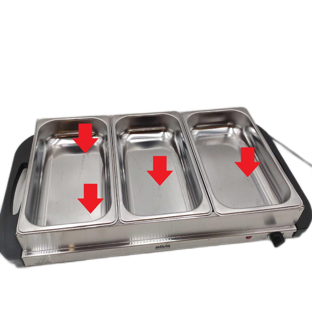Stay Hot Buffetwärmer Warmhaltegerät SH 4 1 XXL 2 in 1