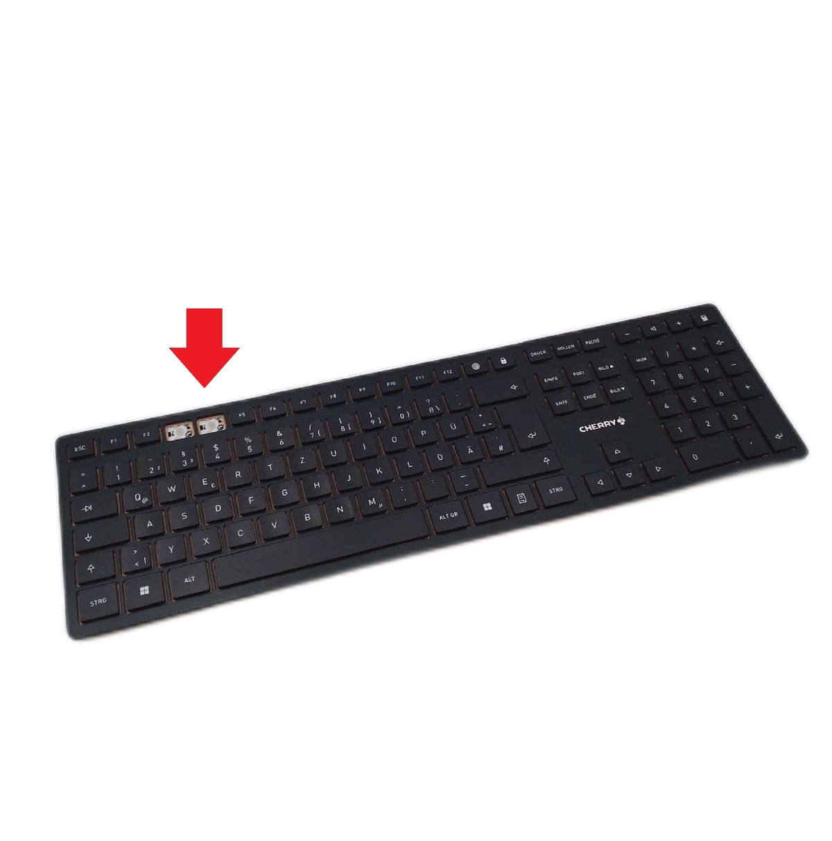 Cherry Tastatur Maus Set Computer Zubehör DW 9100 Slim Kabellos F3 F4 Tasten