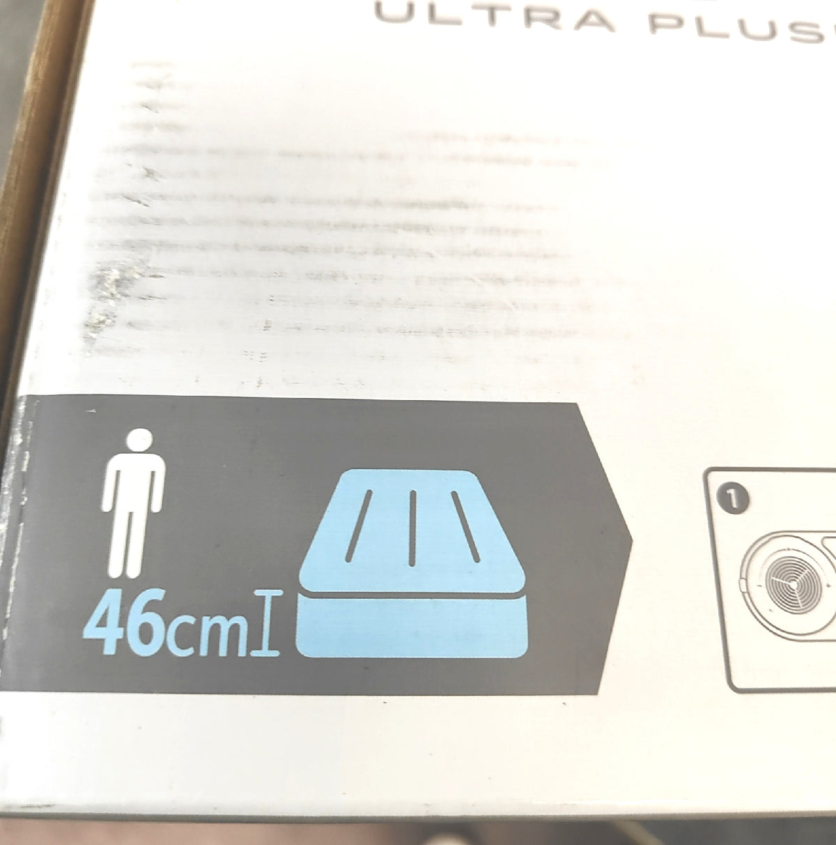 Intex Ultra Plush Luftbett mit eingebaute Pumpe 1 Person 99 cm x 191 cm